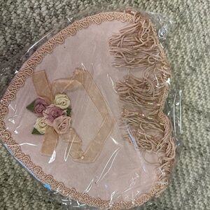 Heart-Shaped Pink purse with Tassels